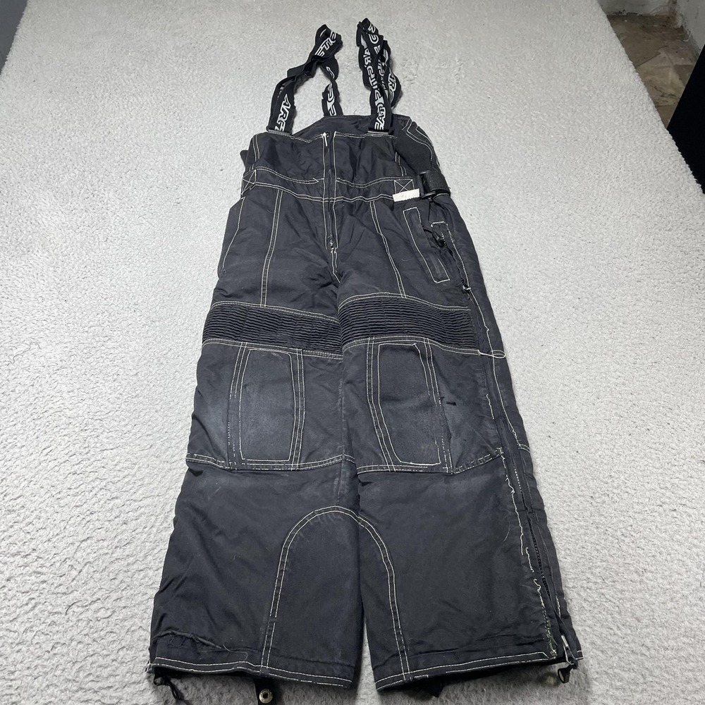 Arctic Cat Arcticwear Advantage Snow Pants Youth Size 8 S/M Black Bib Insulated